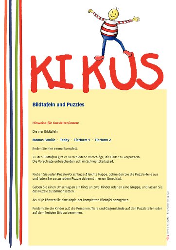 Bildtafeln und Puzzles