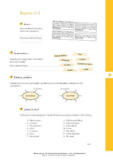 Mirada aktuell - Arbeitsbuchteil