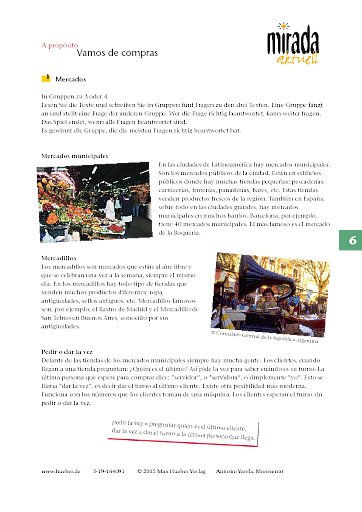 Lección 6: Vamos de compras