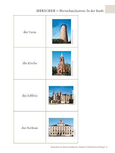 Wortschatzkarten