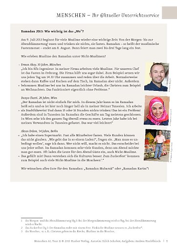 Ramadan 2013: Wie wichtig ist das „Wo“?