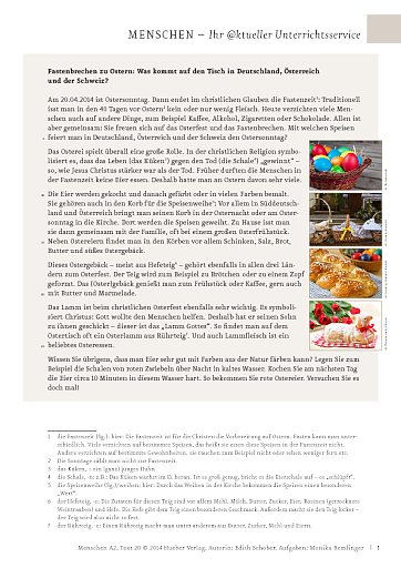 Fastenbrechen zu Ostern: Was kommt auf den Tisch in Deutschland, Österreich und der Schweiz?