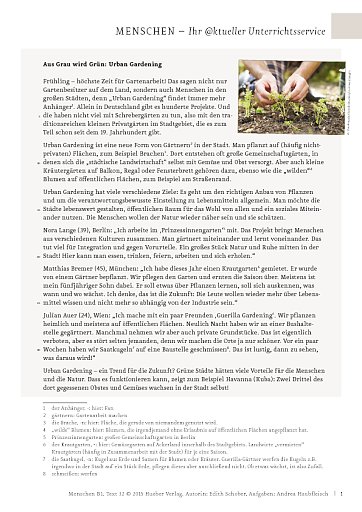 Aus Grau wird Grün: Urban Gardening