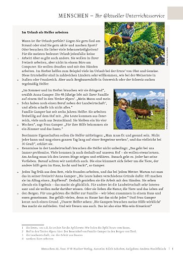 Im Urlaub als Helfer arbeiten