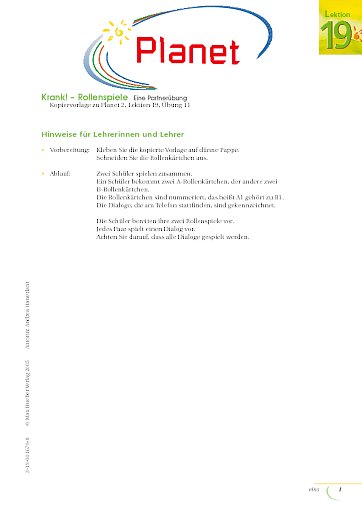 Krank! - Rollenspiele