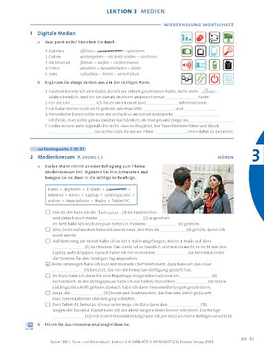 Lektion 3: Medien