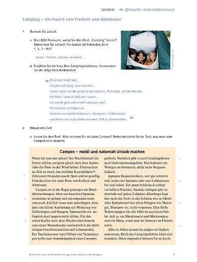 Camping - ein Hauch von Freiheit und Abenteuer