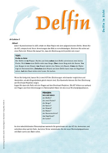 Delfin in Sicht