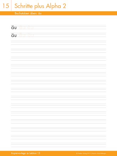 Buchstaben üben: äu