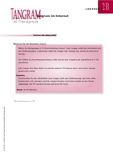 Suchen Sie einen Job?