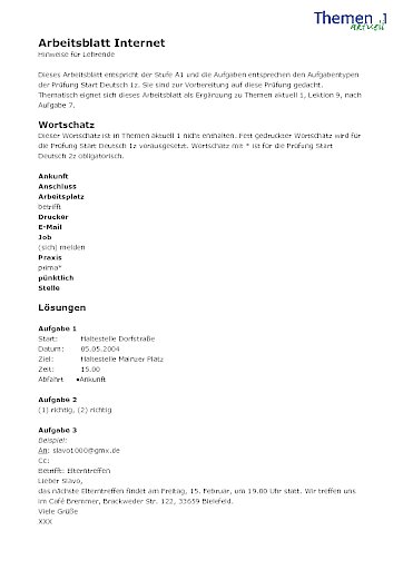 Internet (Aufgabe 7)