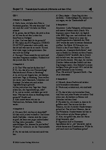 Kursbuch: Transkripte