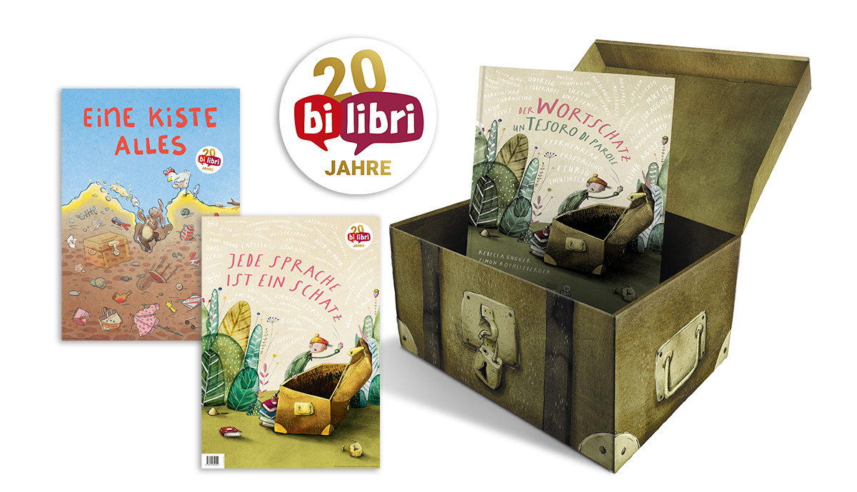 Jubiläumsaktion Schatzkiste zu 20 Jahre bilibri