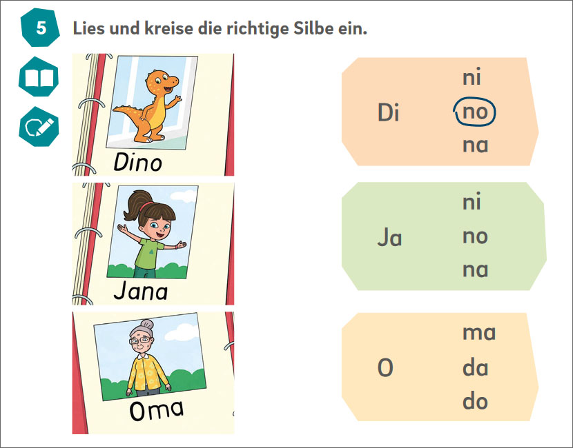 Jana und Dino Übung