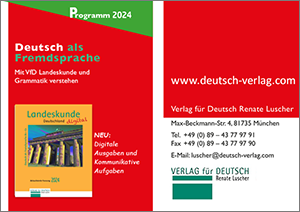 Katalogcover des Verlags für Deutsch 