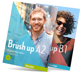Coverabbildungen von Brush up A2 und B1